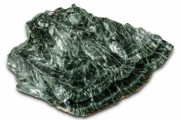 Polished Seraphinite Slab - Korshunovkiy Mine, Siberia #354257